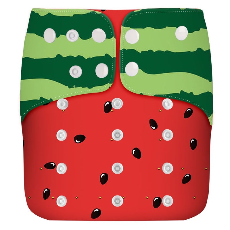 1-3 Years Old Double-Breasted Ear Printing For Boys And Girls Washable Diaper Baby Diaper Toilet Training Pants - Image 1